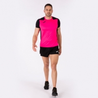 Camasa Record Ii Maneca Scurta T- Fluor Pink Black Joma