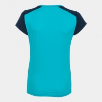 Camasa Record Ii Maneca Scurta T- Fluor Turquoise-navy Joma