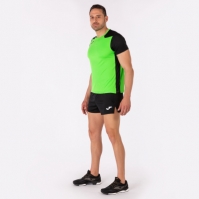 Camasa Record Ii Maneca Scurta T- Fluor Green Black Joma