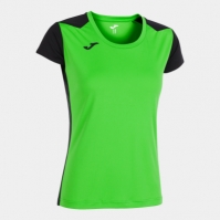 Camasa Record Ii Maneca Scurta T- Fluor Green Black Joma