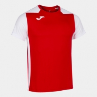 Camasa Record Ii Maneca Scurta T- Red White Joma