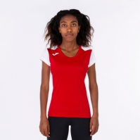 Camasa Record Ii Maneca Scurta T- Red White Joma