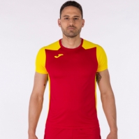 Camasa Record Ii Maneca Scurta T- Red Yellow Joma