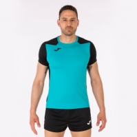 Camasa Record Ii Maneca Scurta T- Turquoise Black Joma