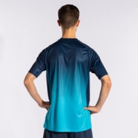 Camasa Tiger Iv Maneca Scurta T- Fluor Turquoise-navy Joma