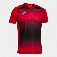 Camasa Tiger V Maneca Scurta T- Red Black Joma