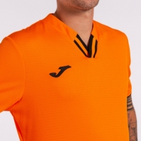 Camasa Toletum Iv Maneca Scurta T- Orange Black Joma