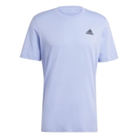 Camasa adidas Essentials Single Jersey Linear Embroidered Logo T- barbat