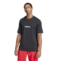 Camasa adidas Essentials Single Jersey Linear Embroidered Logo T- barbat