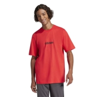 Camasa adidas Essentials Single Jersey Linear Embroidered Logo T- barbat