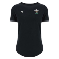 Camasa Macron Wales Rugby Union Travel T- 2024 2025 dama