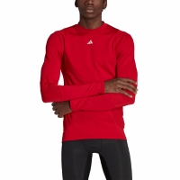 Koszulka meska adidas Techfit COLD.RDY Maneca Lunga czerwona HP0572