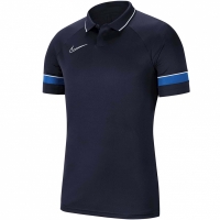 Koszulka męska Nike DF Academy 21 Polo SS granatowa CW6104 453