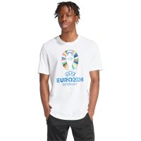 Tricou pentru b?rba?i Adidas Euro24 alb IT9290