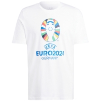 Tricou pentru b?rba?i Adidas Euro24 alb IT9290