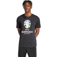 Tricou pentru b?rba?i Adidas Euro24 negru IT9291