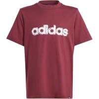 Tricou Tricou pentru copii adidas Table Folded Graphic burgundy IM8327