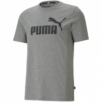 Tricou Koszulka męska Puma ESS Logo Medium szara 586666 03