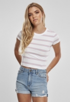 Tricou Stripe Cropped dama Urban Classics