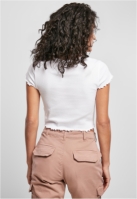 Tricou Cropped Button Up Rib dama Urban Classics