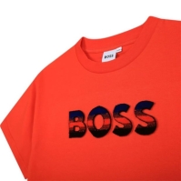 Camasa Boss Logo Maneca Scurta T- copil baietel