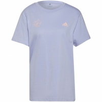 Tricou Koszulka damska adidas Signature fioletowa GV1344