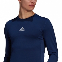 Tricou Koszulka męska adidas Compression Maneca Lunga granatowa GU7338