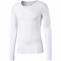 Tricou Koszulka męska Puma LIGA Baselayer LS biała 655920 04