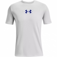 Koszulka męska Under Armour Repeat Ss graphics szara 1371264 014