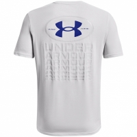 Koszulka męska Under Armour Repeat Ss graphics szara 1371264 014