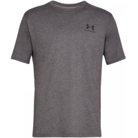 Camasa T- men's Under Armour Sportstyle Left Chest SS dark grey 1326799 019