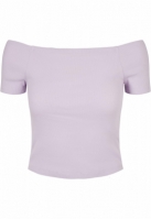 Tricou Off Shoulder Rib dama Urban Classics