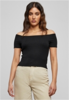 Tricou Off Shoulder Rib dama Urban Classics