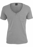 Slub Y-Neck Henley Urban Classics