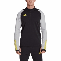 Men's Adidas Tiro 23 Competition Training Top Black/Grey HU1307