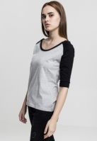 Tricou 3/4 Contrast Raglan dama Urban Classics