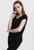 Tricou Long Back Shaped Slub dama Urban Classics