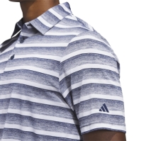 Camasa adidas Two-Color Striped Golf Polo barbat