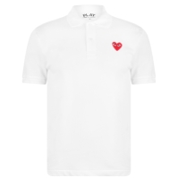 Camasa COMME DES GARCONS PLAY Embroidered Logo Polo