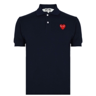 Camasa COMME DES GARCONS PLAY Embroidered Logo Polo