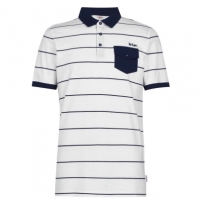 Lee Cooper Stripe Polo barbat