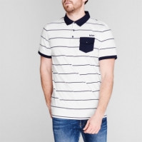 Lee Cooper Stripe Polo barbat