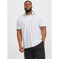 Camasa Jack and Jones Paulos Tipped Pique Maneca Scurta Polo Plus Size barbat