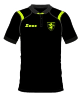 Tricouri polo FR ACADEMY 18/19 Zeus negru giallofluo