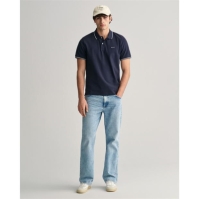 Gant TIPPING SS PIQUE POLO WHITE S