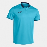 Championship Vi Maneca Scurta Polo Fluor Turquoise-navy Joma