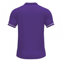 Championship Vi Maneca Scurta Polo Purple White Joma