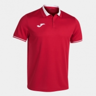 Championship Vi Maneca Scurta Polo Red White Joma