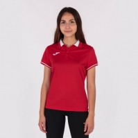 Championship Vi Maneca Scurta Polo Red White Joma