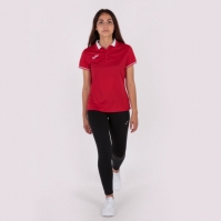 Championship Vi Maneca Scurta Polo Red White Joma